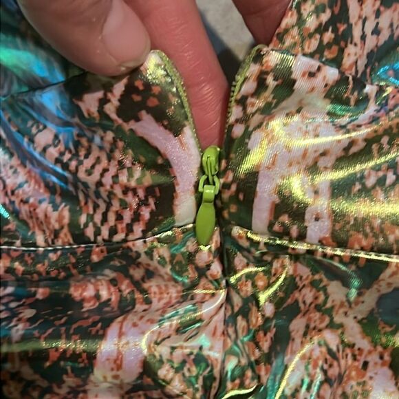 Akira Snake Print Gold Metallic Romper C27 - Picture 6 of 8